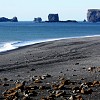 Dyrholaey vu depuis Reynisfjara